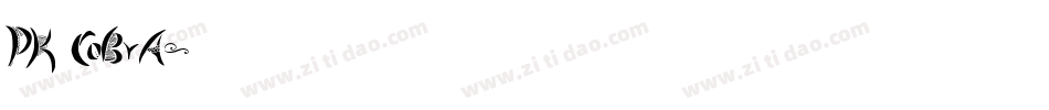PK CoBrA字体转换